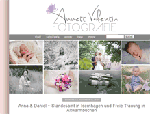 Tablet Screenshot of annettvalentin.de